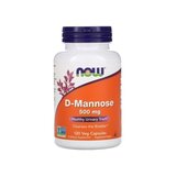 Now Foods D-Mannose - D-manoza, 500mg, 120 Capsule